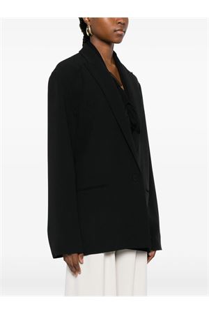 Black single-breasted blazer ALBERTA FERRETTI | A050751340555